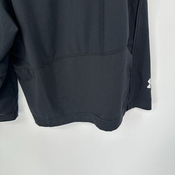 Under Armour Mens Athletic Shorts Size 2XLT Black Casual Workout Basketball Logo - Picture 8 of 12